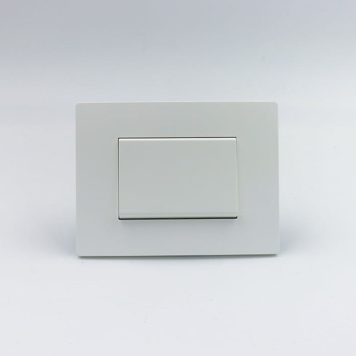 SINTHESI - CONMUTADOR 3 VIA SIMPLE TECLON S33 PLACA BLANCA MATE Y DADO S22 BLANCO