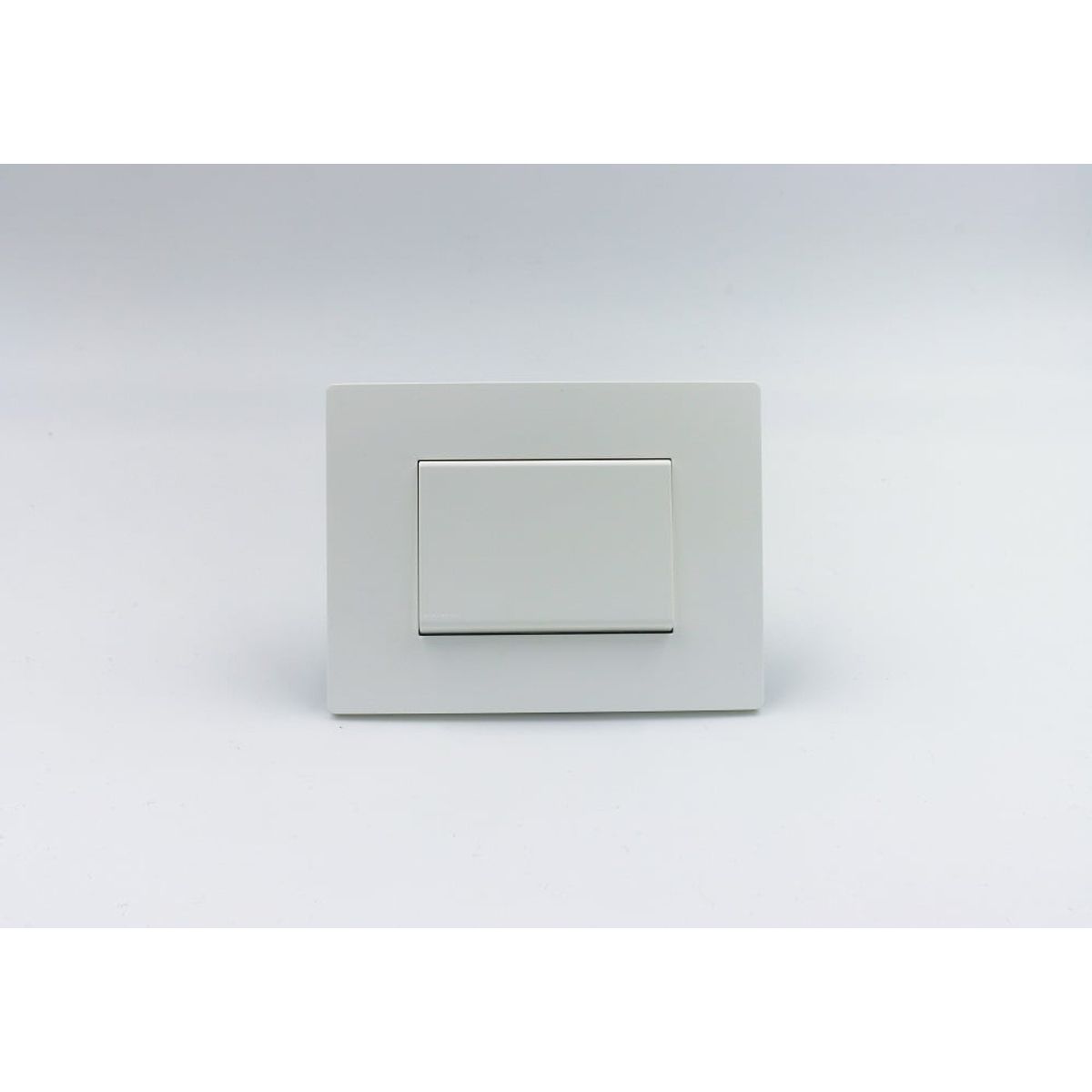 SINTHESI - PULSADOR PARA TIMBRE SIMPLE TECLON S33 PLACA BLANCA MATE