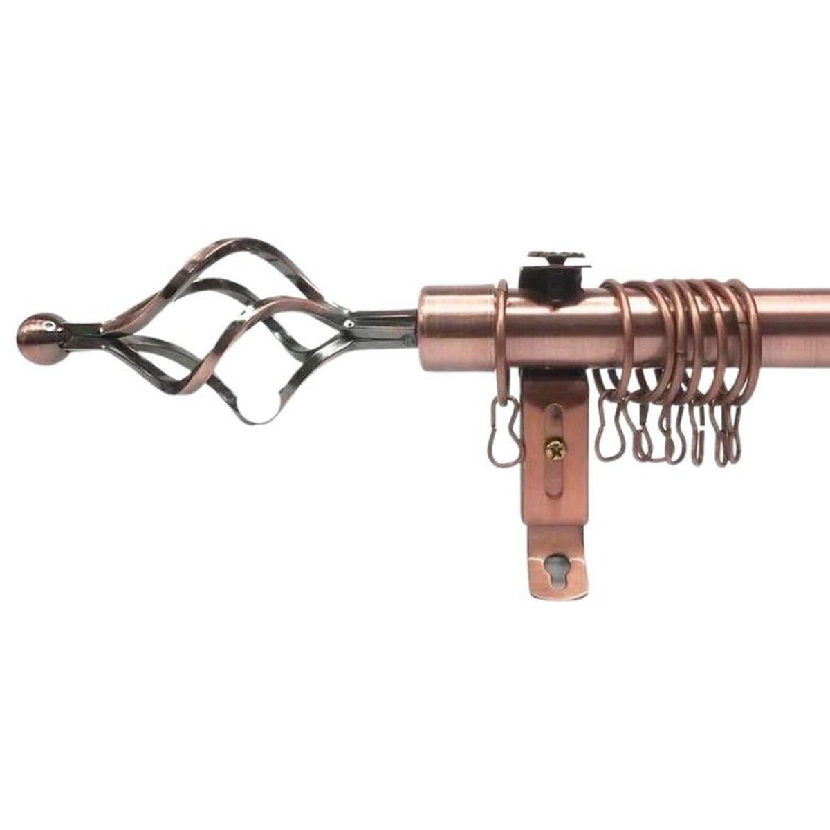 SALA FABULOSA - Tubo graduable de cortina extendible de 2.10 a 4 mts - Bronce