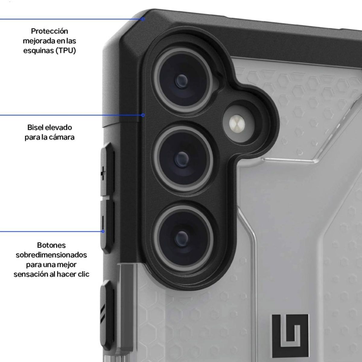 URBAN ARMOR GEAR - Case Uag Plama Series Para Galaxy S24 Plus De Usa