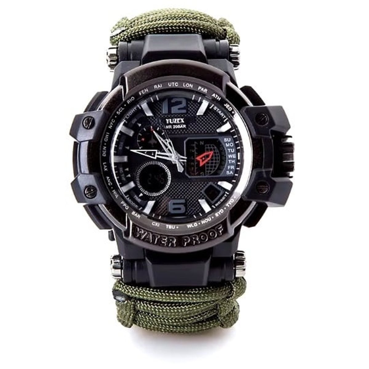 GENERICO - Reloj tactico militar con correa reforzadas