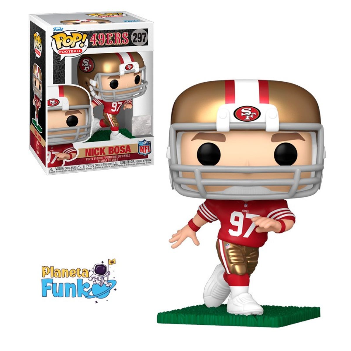 FUNKO - NFL FUTBOL 49ERS NICK BOSA 297