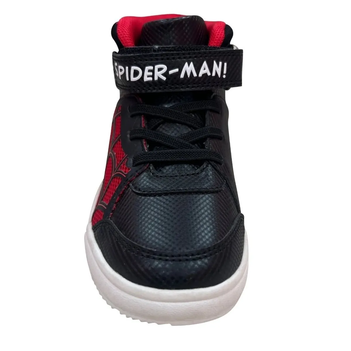 MARVEL - Zapatillas Niño Spiderman Botin Negro con Luces