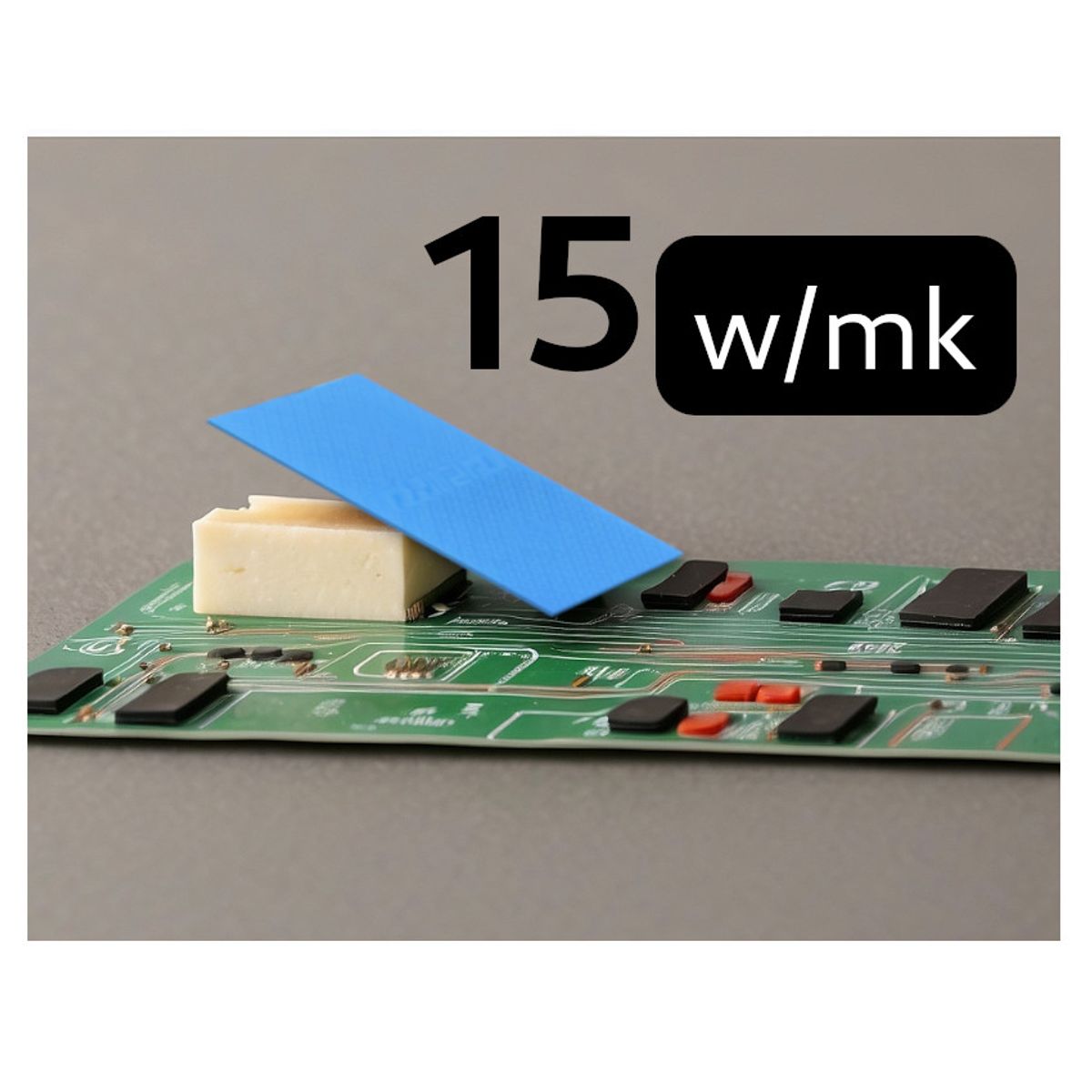 GELID - Disipador calor térmico thermal pad 1mm 15WMK GPU CPU ARDUINO Placa