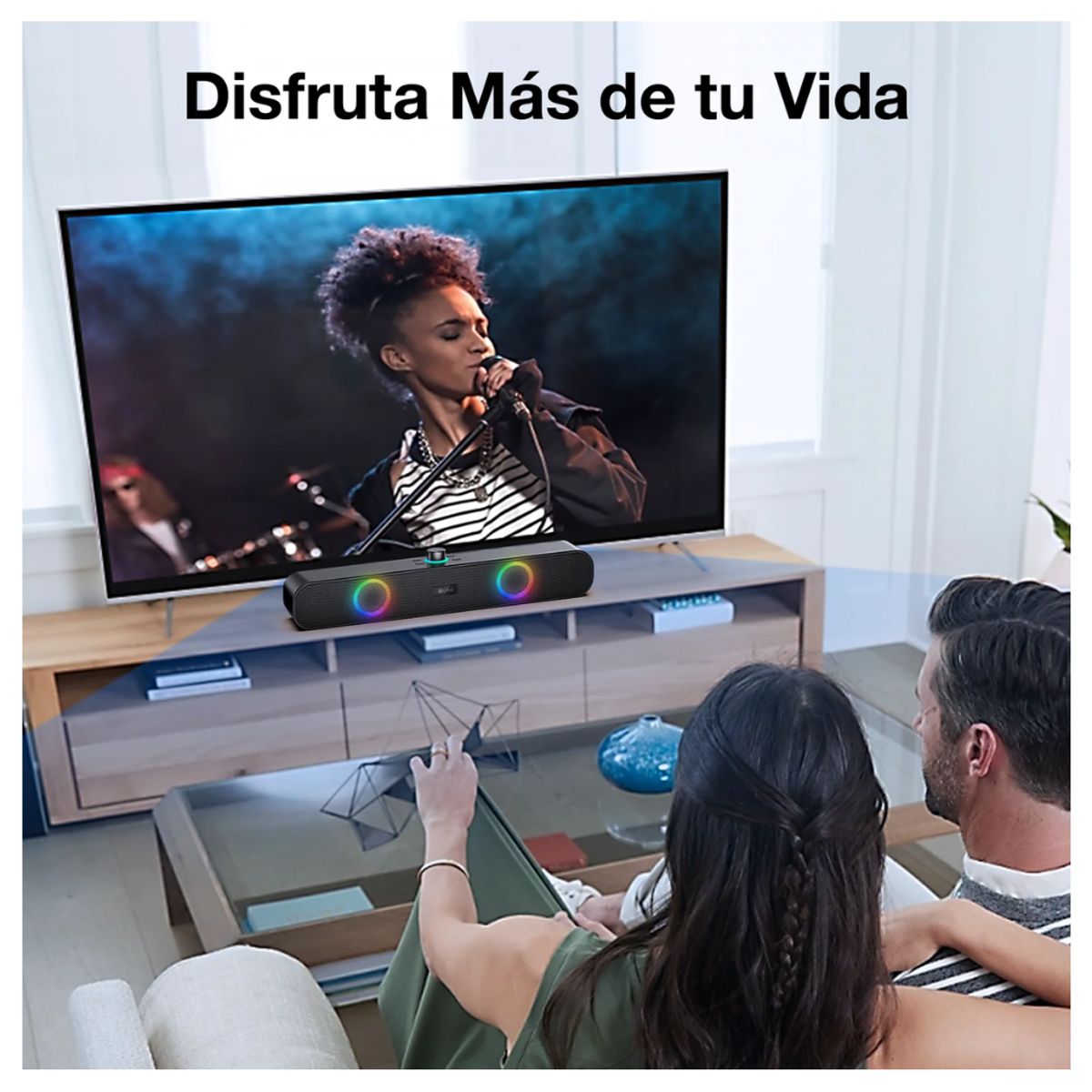 SEISA - Parlante soundbar Bluetooth Portatil Inalambrica Recargable 1HORA