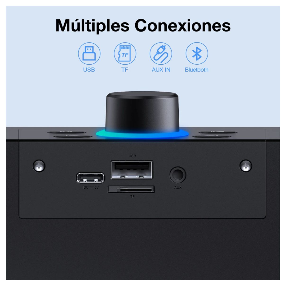 SEISA - Parlante soundbar Bluetooth Portatil Inalambrica Recargable 1HORA