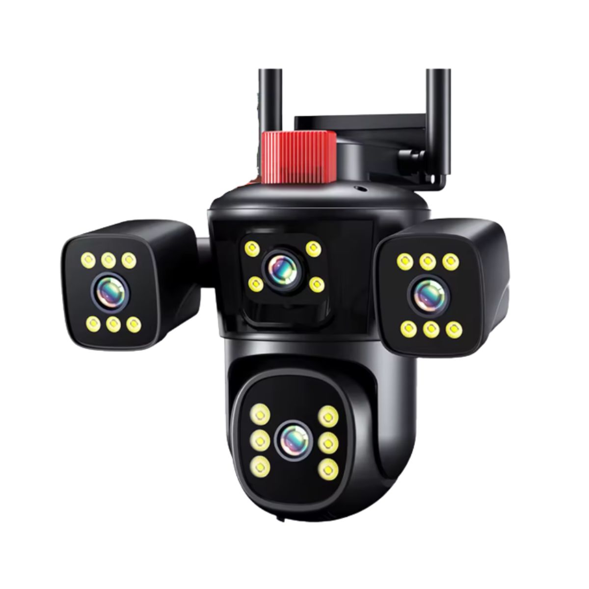 SEISA - Camara de Seguridad Vigilancia Externa 4 Lentes