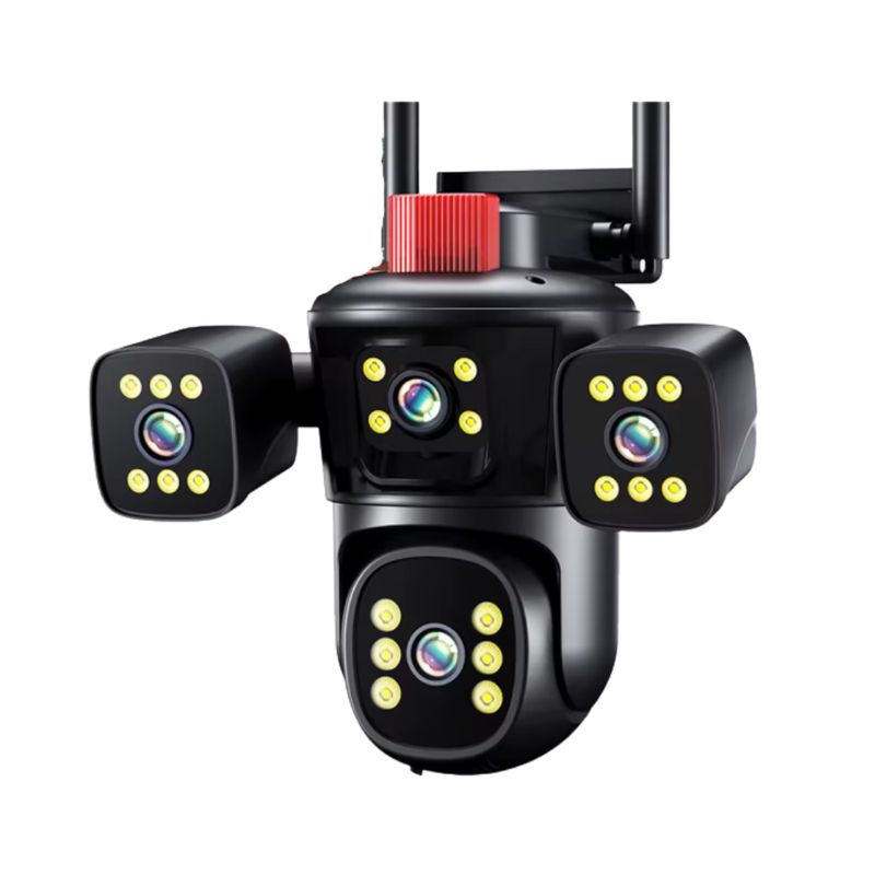 SEISA - Camara de Seguridad Vigilancia Externa 4 Lentes