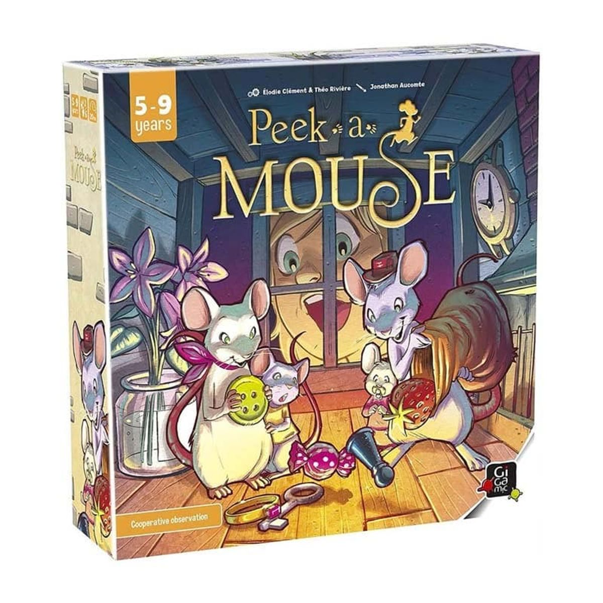 GIGAMIC - JUEGO DE MESA PEEK A MOUSE EN INGLES GIGAMIC
