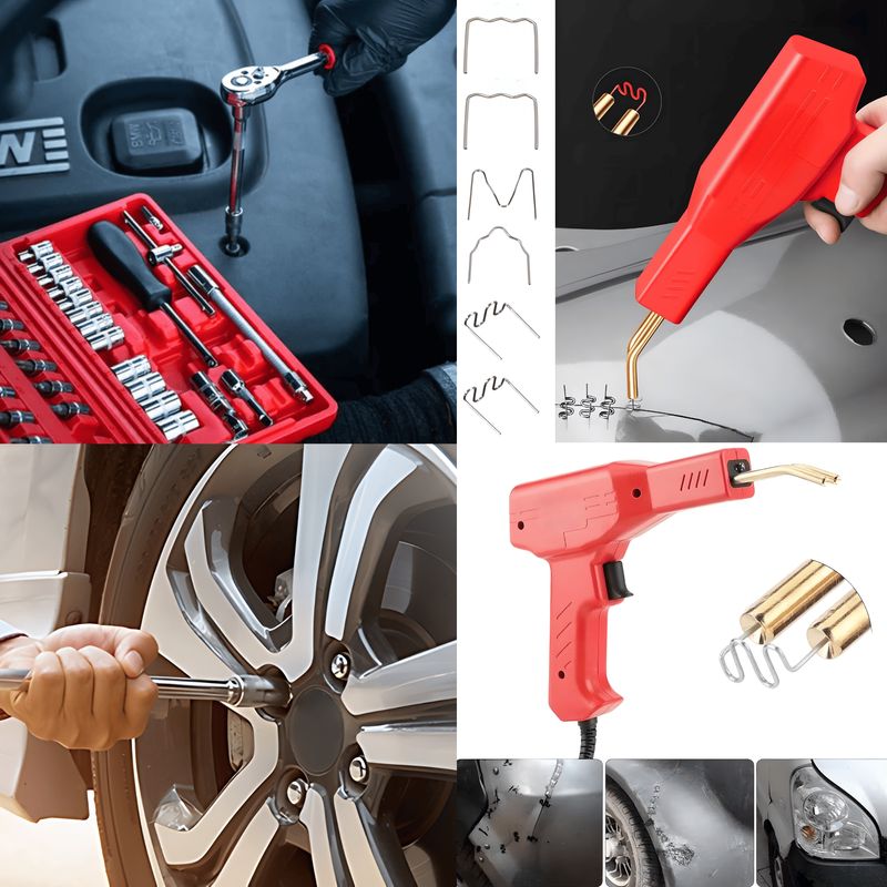 ROSH - Set Dados 46 pz + Soldador de Plástico – Combo Completo