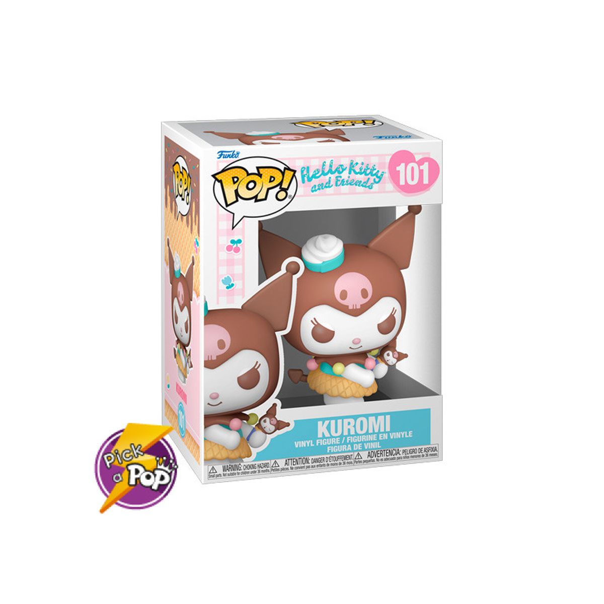 FUNKO - SANRIO HELLO KITTY KUROMI  WITH ICE CREAM 101