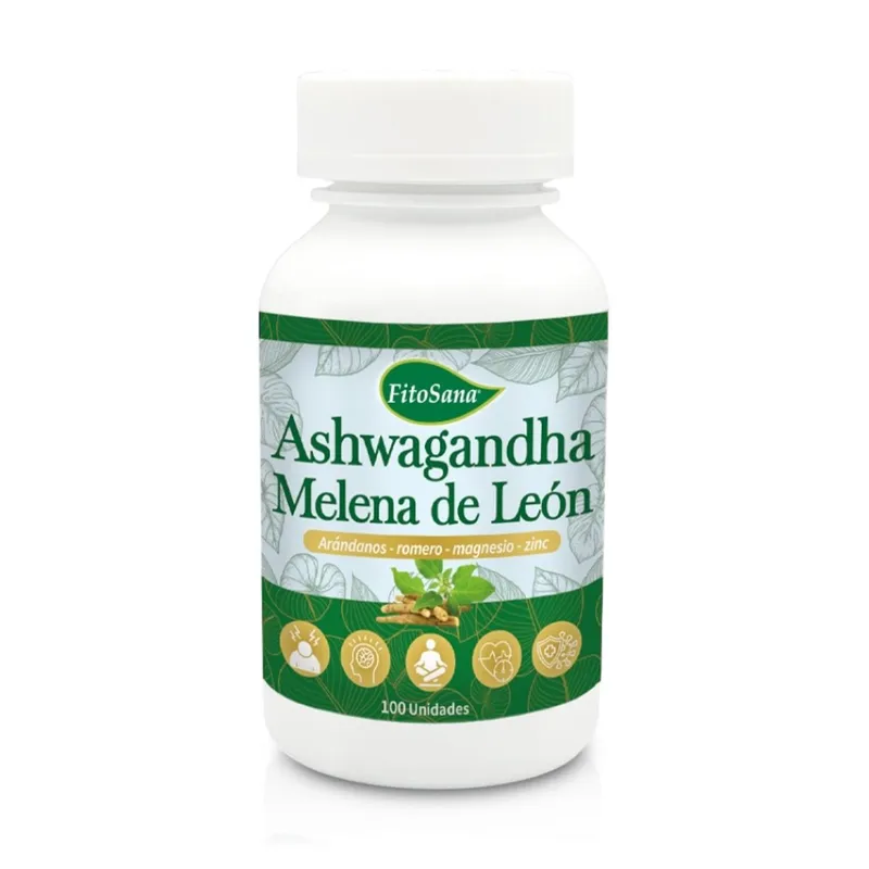 FITOSANA - Ashwagandha con Melena de León (100 cápsulas) - Fitosana