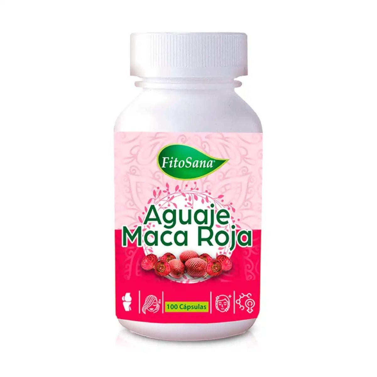 FITOSANA - Aguaje con Maca Roja - Belleza 100 Cápsulas - Fitosana