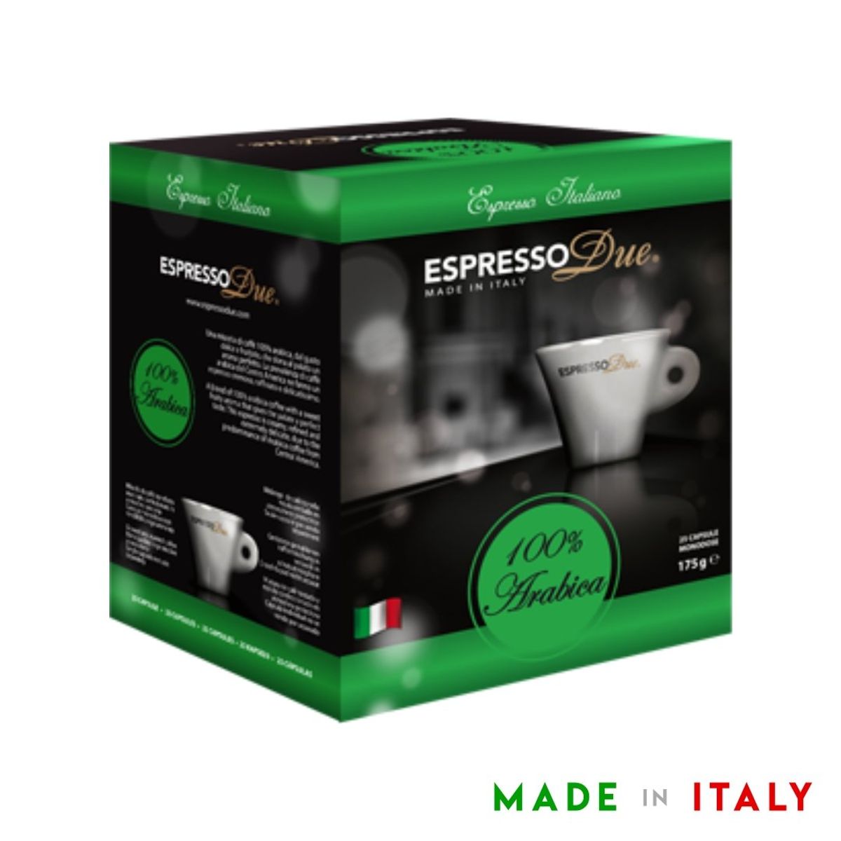EXPRESSO DUE - Cápsula de Cafetera italiana I 100% Arábica