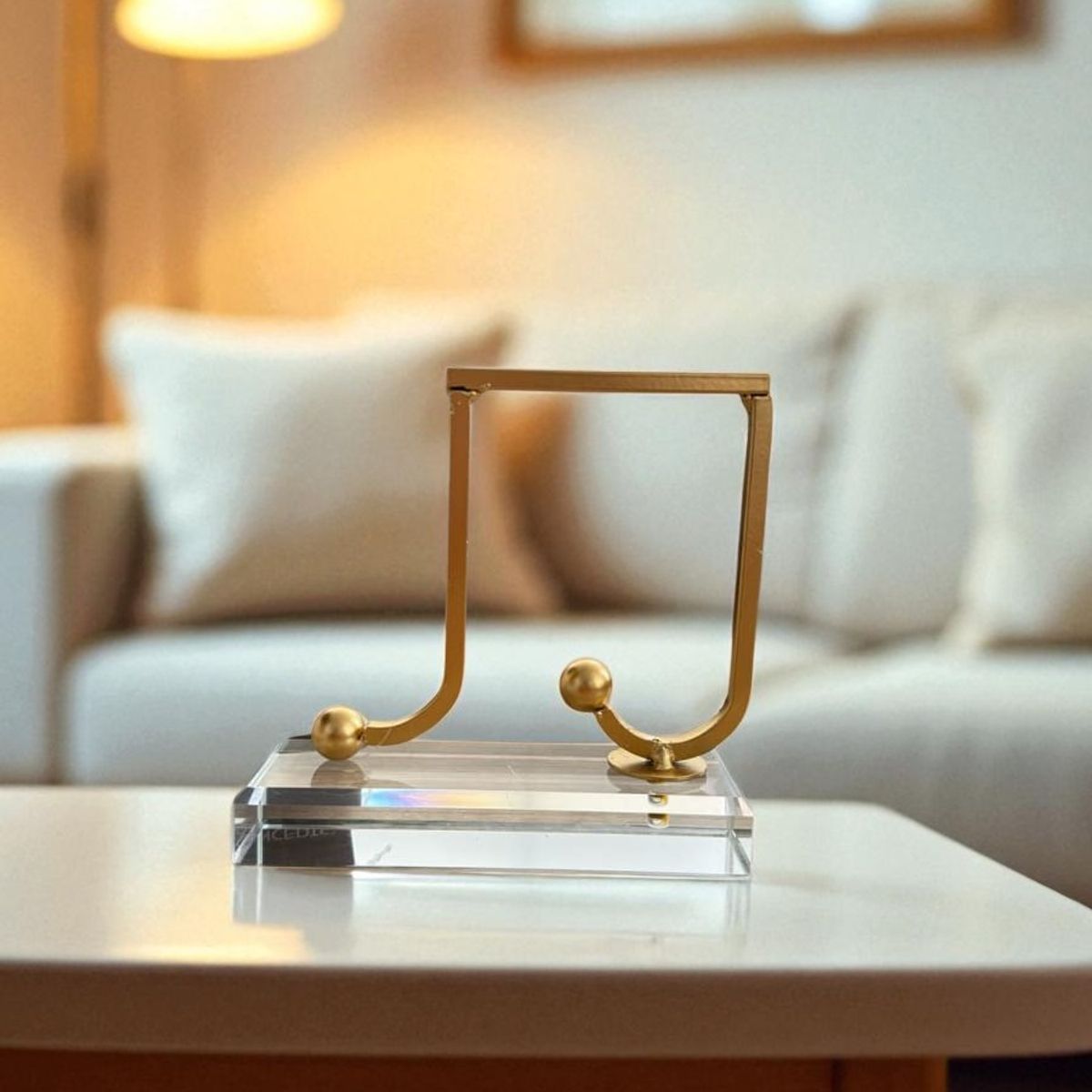 CONCEPTS LIFE - Adorno de Escritorio Nota Musical  12x04x12 cm