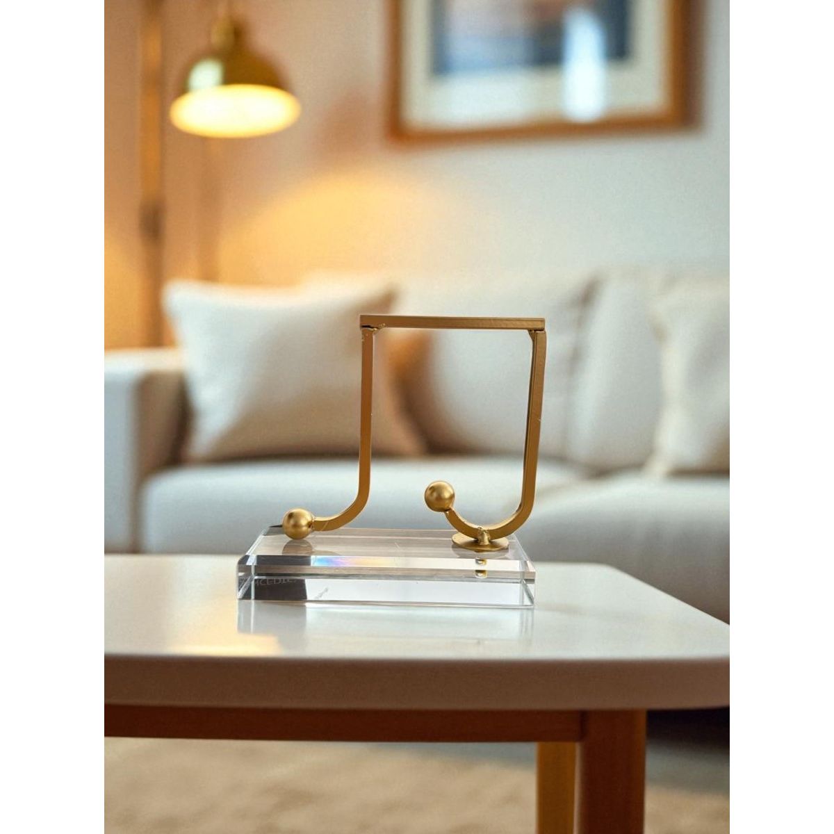 CONCEPTS LIFE - Adorno de Escritorio Nota Musical  12x04x12 cm