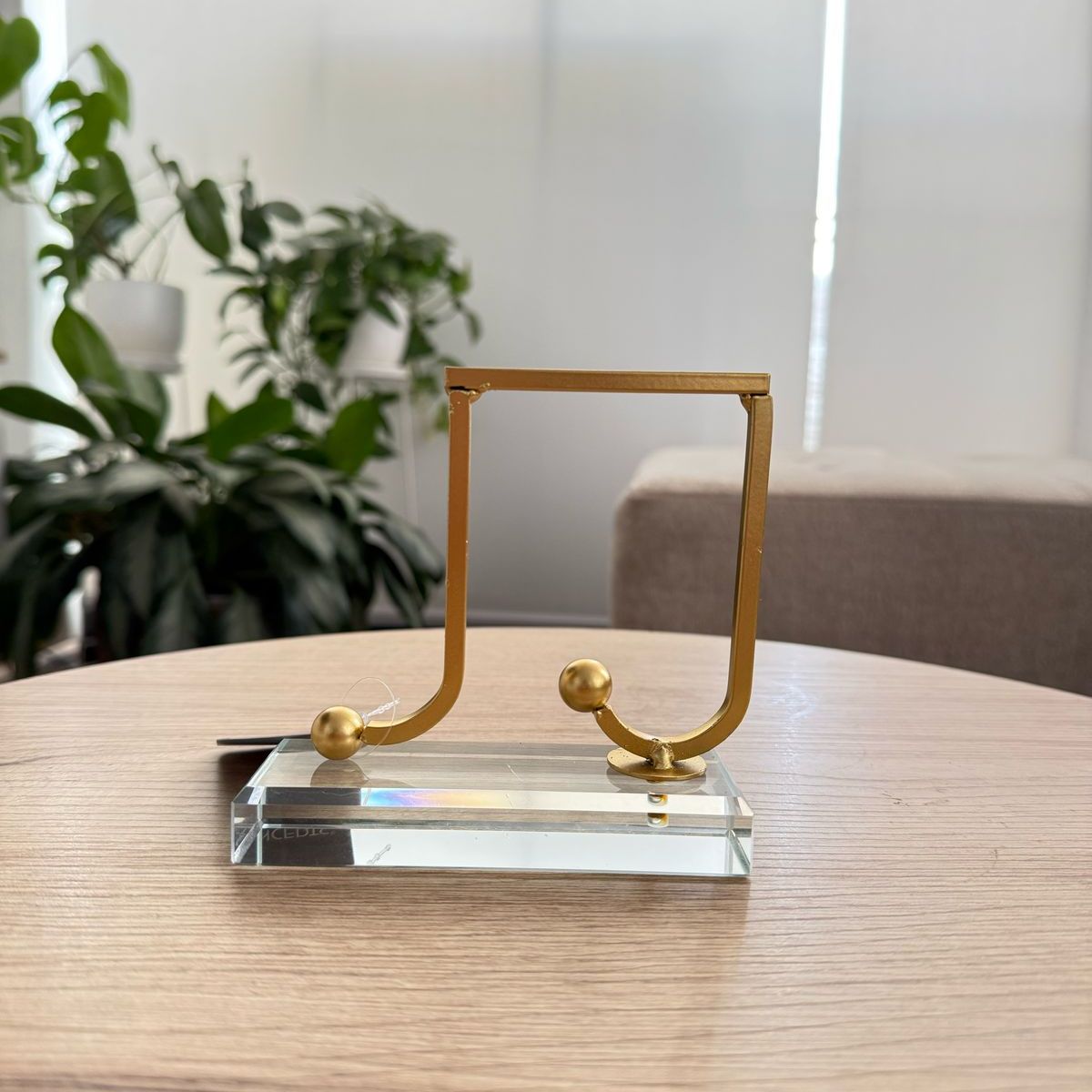 CONCEPTS LIFE - Adorno de Escritorio Nota Musical  12x04x12 cm