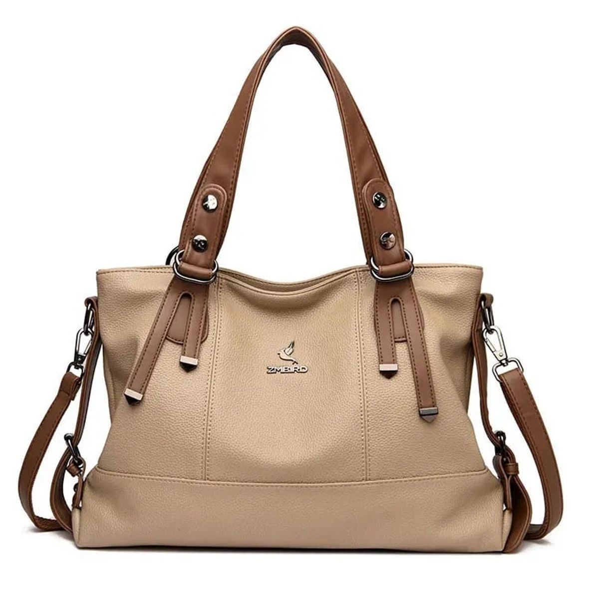 GENERICO - Cartera Elegante Zmbird Gran Capacidad - Cuero Pu