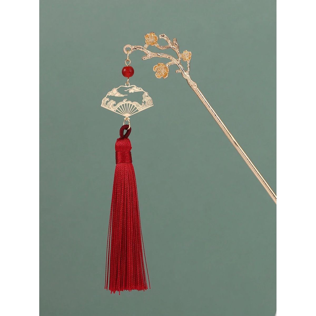 GENERICO - SET 2 PALITOS LOLITAS  DE METAL  PARA CABELLO DE ROSA N.004