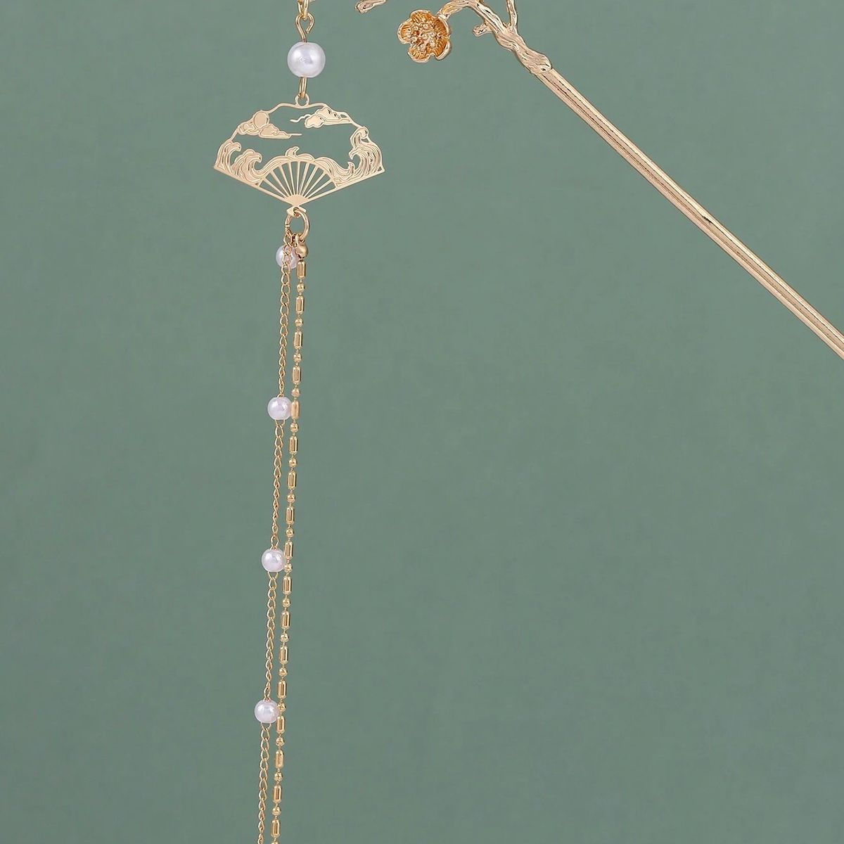 GENERICO - SET 2 PALITOS LOLITAS  DE METAL  PARA CABELLO DE ROSA N.004