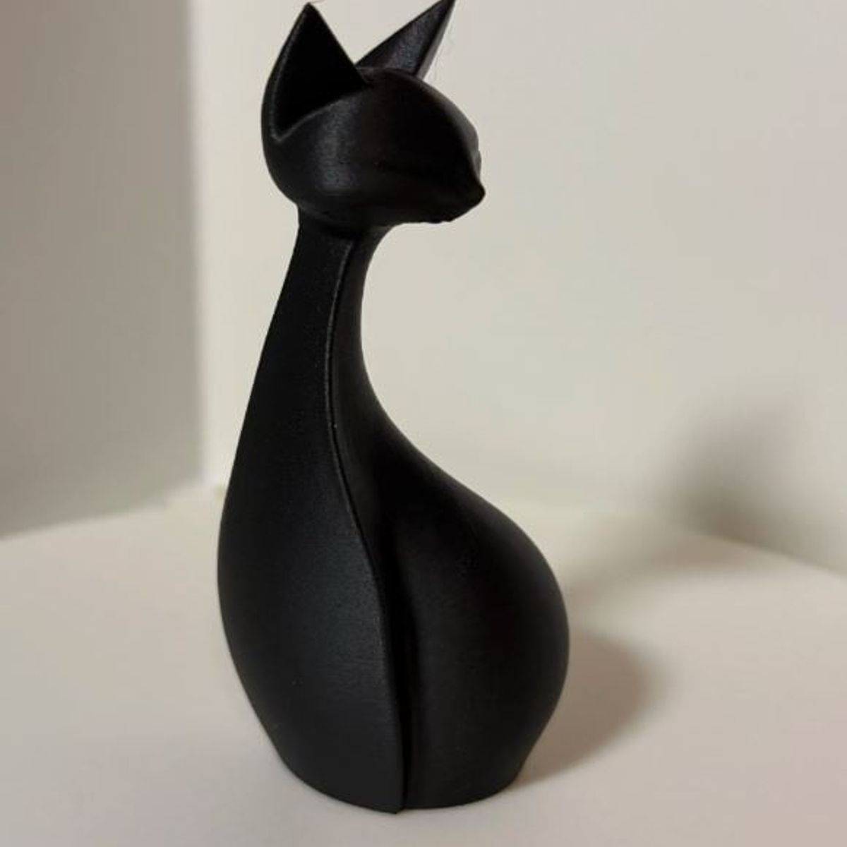 GENERICO - ADORNO EXCLUSIVO GATO NEGRO 23cm x 10cm x 10cm