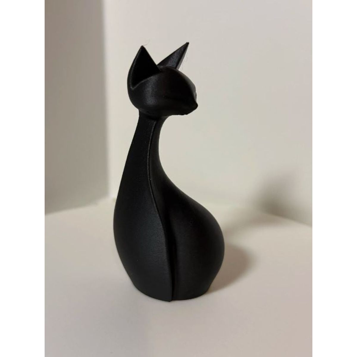 GENERICO - ADORNO EXCLUSIVO GATO NEGRO 23cm x 10cm x 10cm