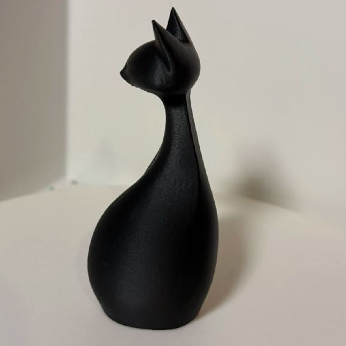 GENERICO - ADORNO EXCLUSIVO GATO NEGRO 23cm x 10cm x 10cm