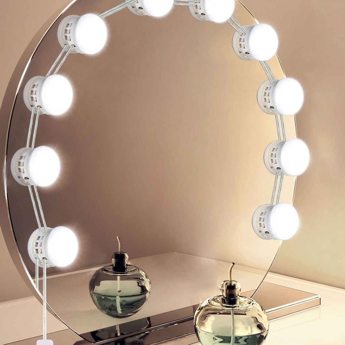 GENERICO - Luces Led Para Espejo Bombillas para Tocador 10 Bombillas