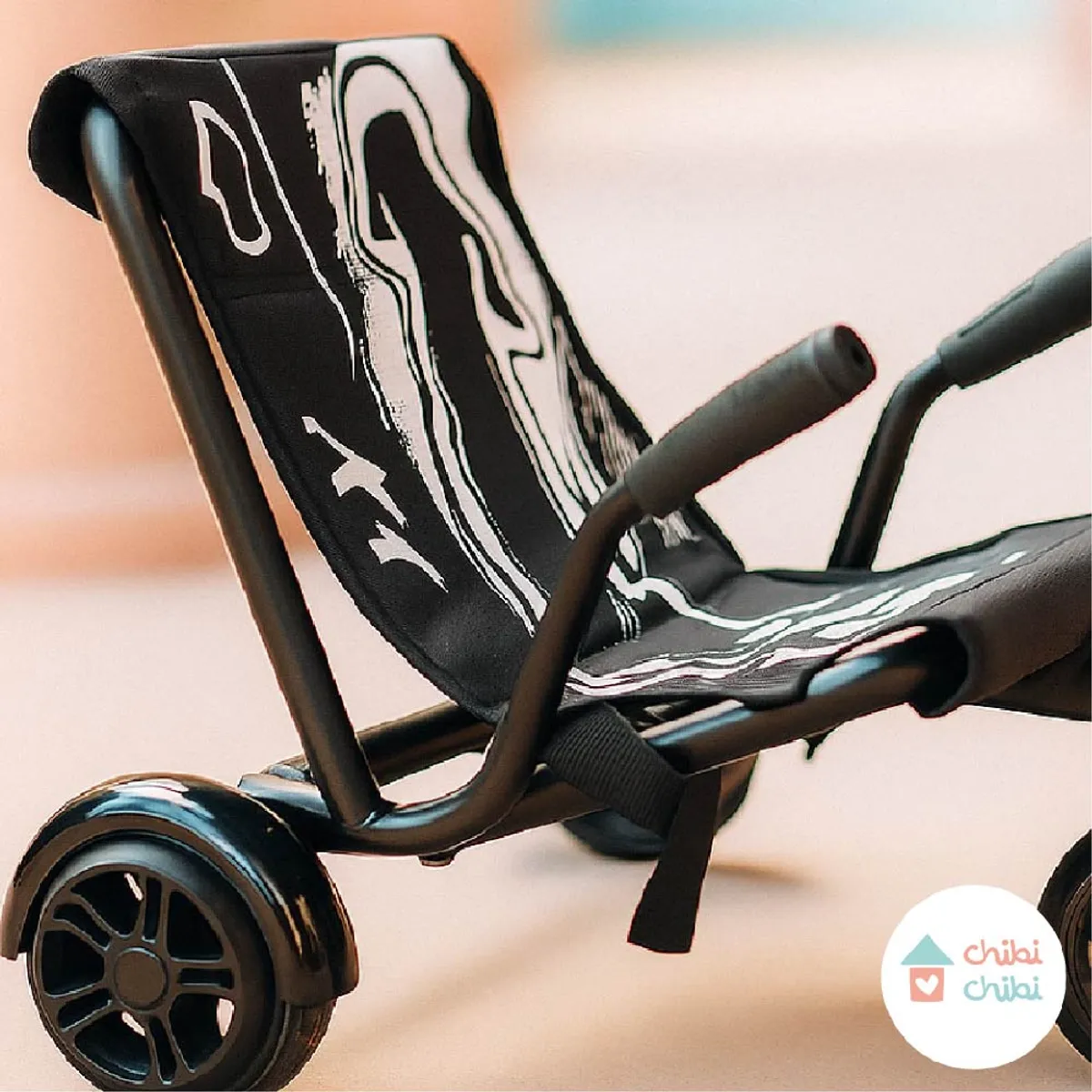 CHIBI CHIBI - Carrito Kart para niños - Negro