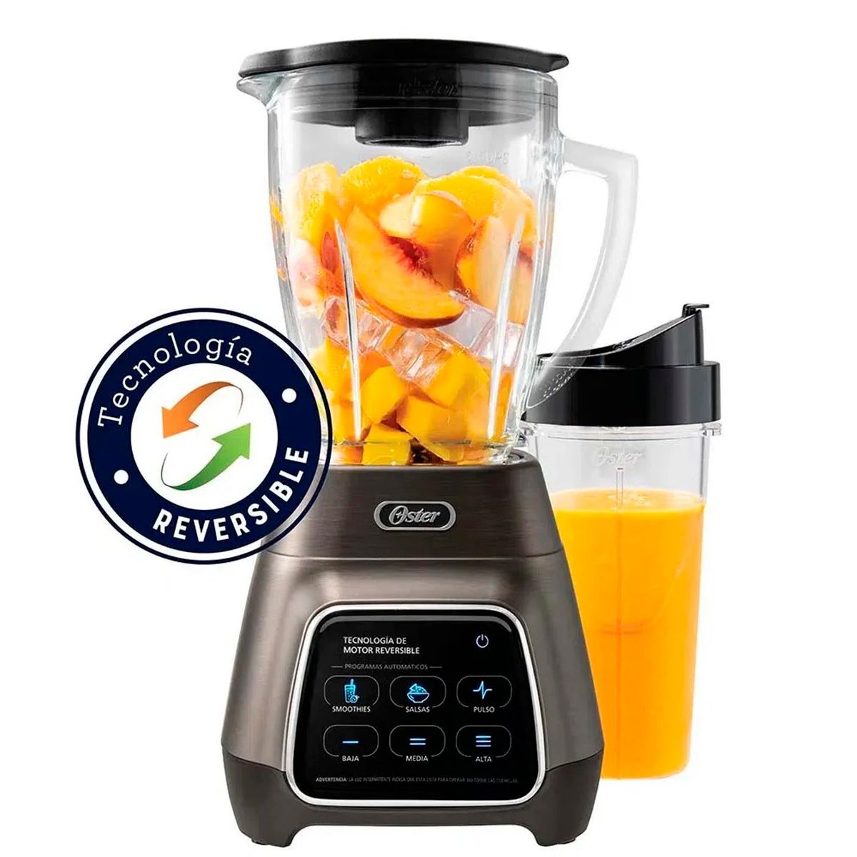 OSTER - LICUADORA OSTER  1.25L CON TECNOLOGIA REVERSIBLE BLSTPYG1312XBG + VASO BLEND