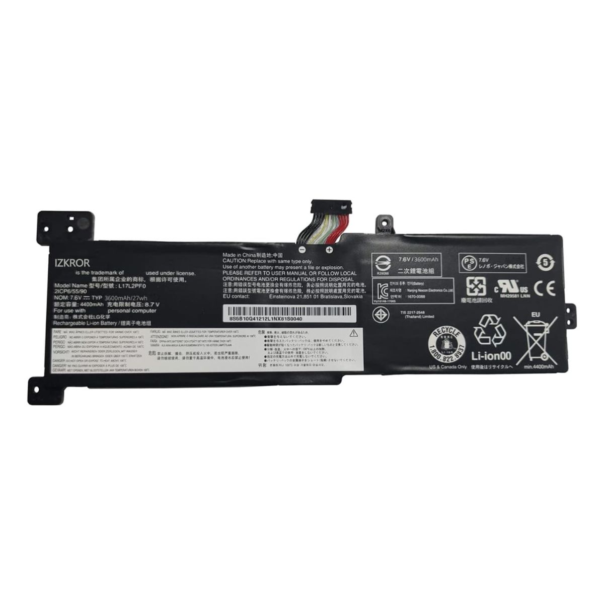 OEM - Batería para Laptop Lenovo L17L2PF0.   Ideapad 330-15arr Serie 81D2