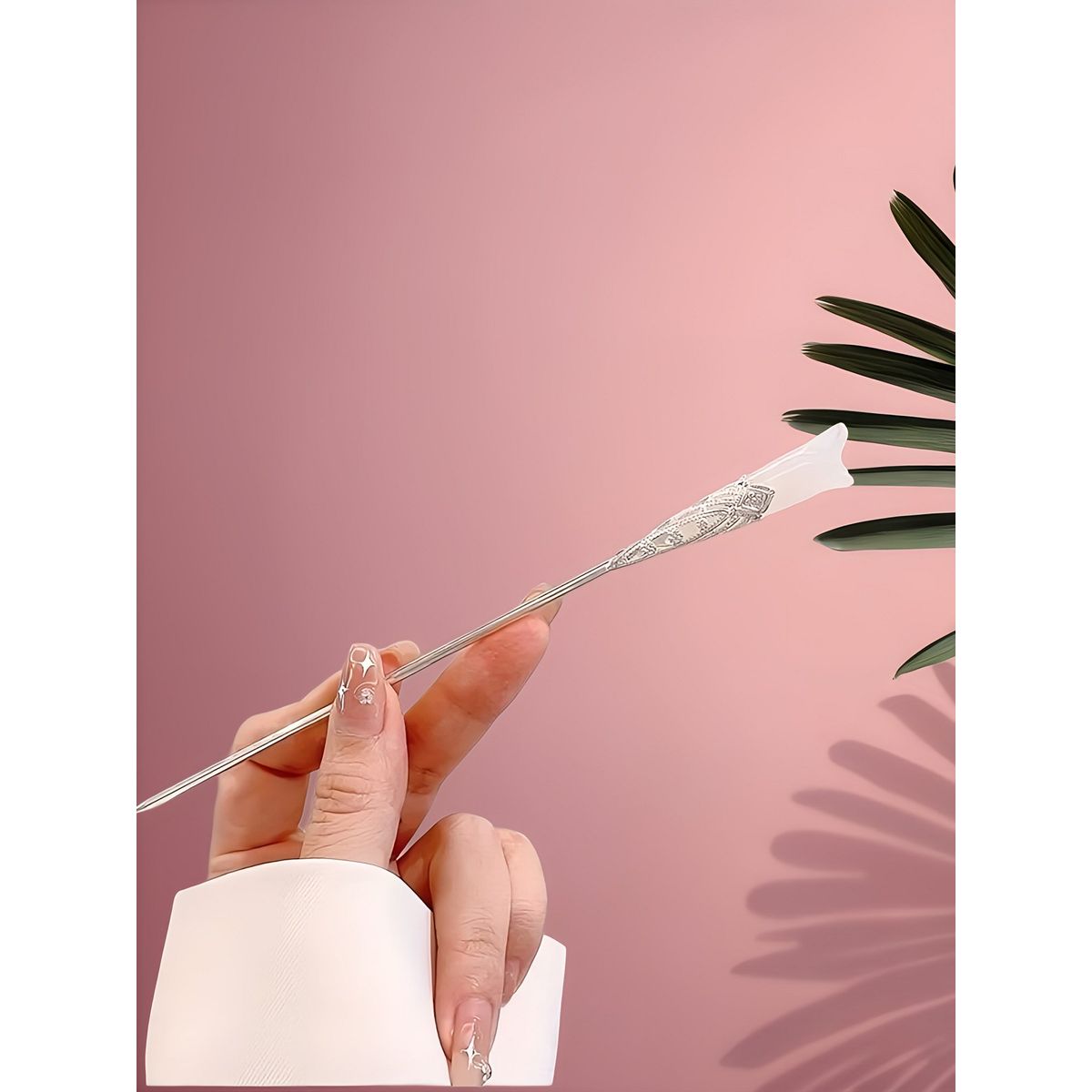 GENERICO - SET 2 PALITOS LOLITAS  DE METAL  PARA CABELLO DE ROSA N.005