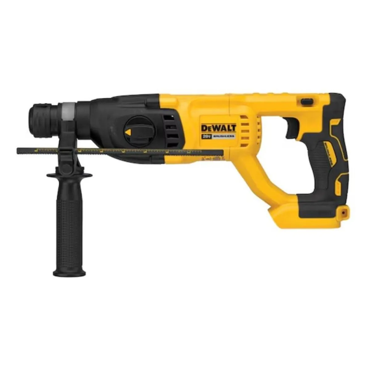 DEWALT - Taladro Perc 1/2" + Amoladora 4 1/2" + 1 Bat 20V + Rotomartillo SDS Plus Dewalt