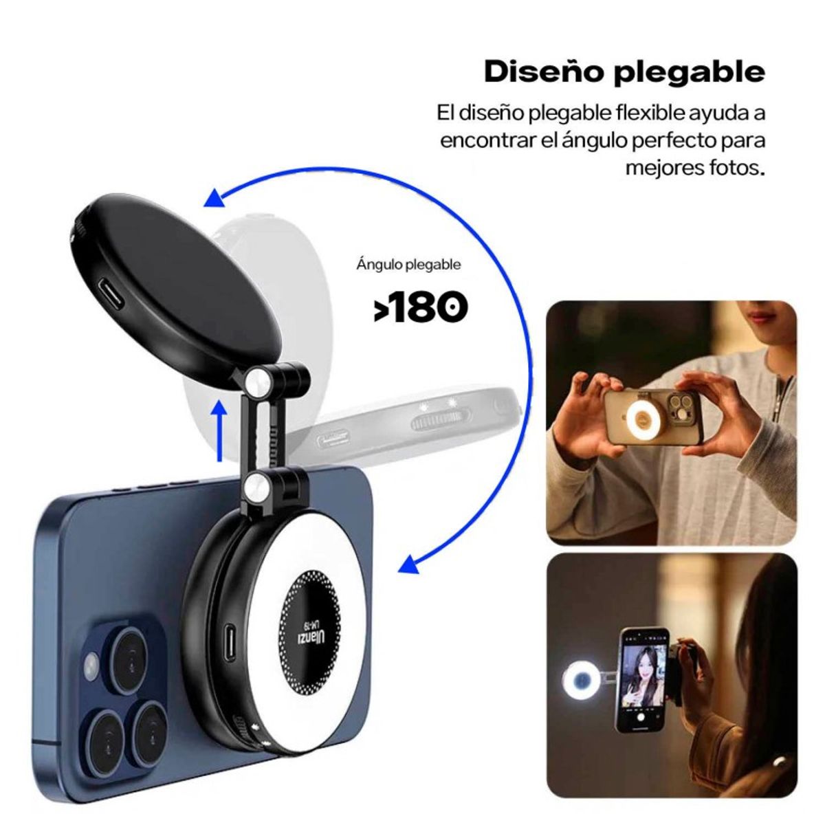 ULANZI - Aro De Luz Led Ulanzi Con Magsafe Para Celular - Importado