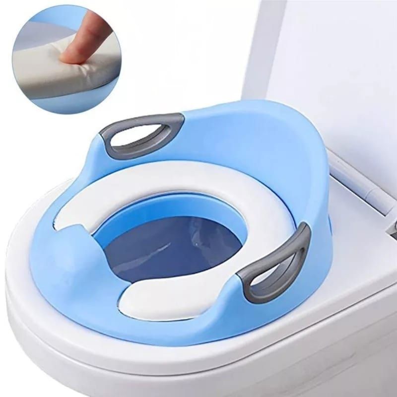 ELMEJORPRECIO - Asiento De Inodoro De Entrenamiento Para Niños Celeste