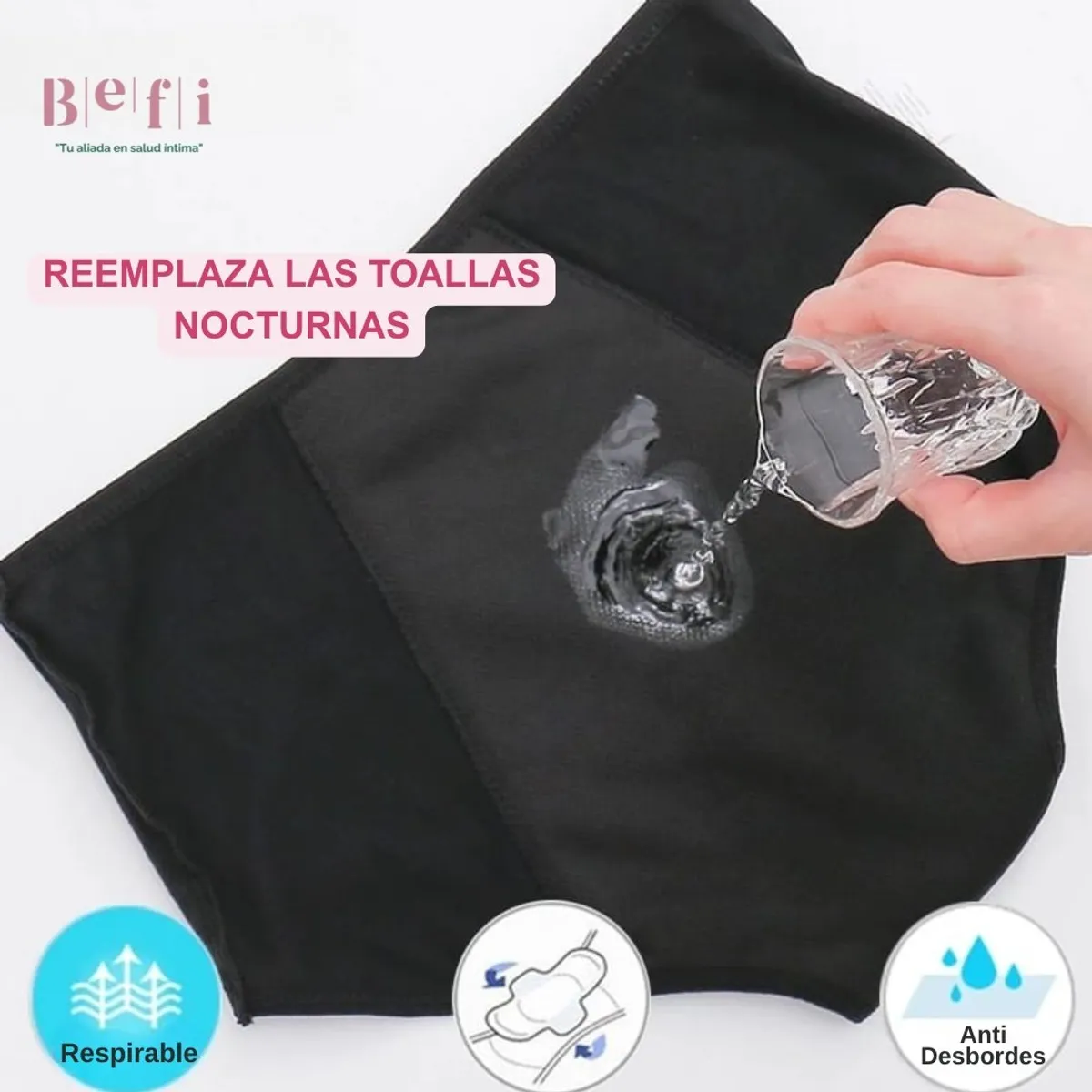 GENERICO - Calzón Menstrual  Antifugas "XS"