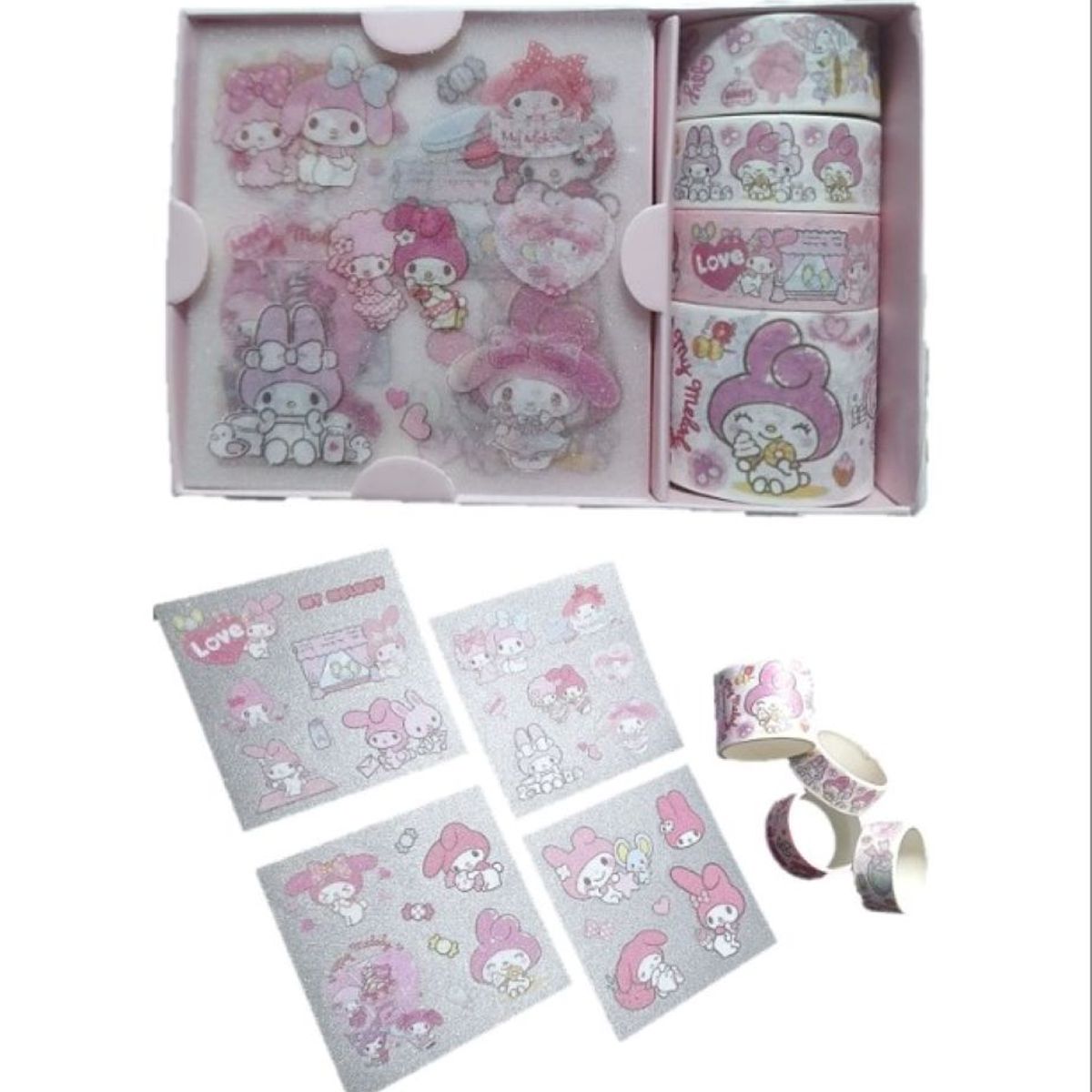 SANRIO - BOX STIKER MELODY ROSA