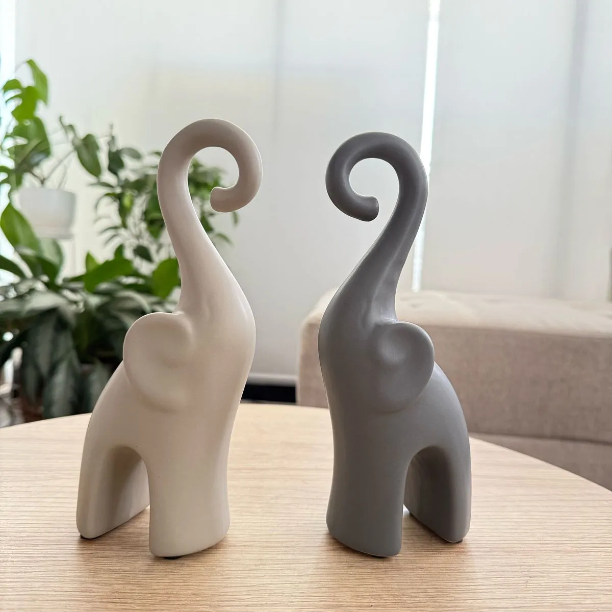 CONCEPTS LIFE - Adorno Juego de Elefantes Love