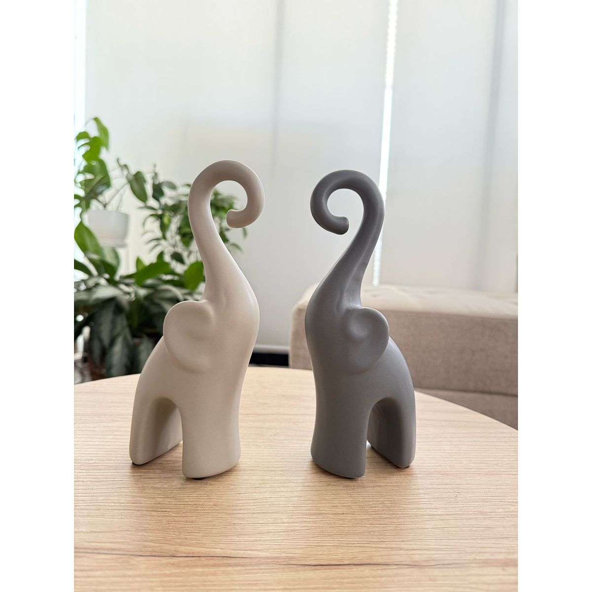 CONCEPTS LIFE - Adorno Juego de Elefantes Love