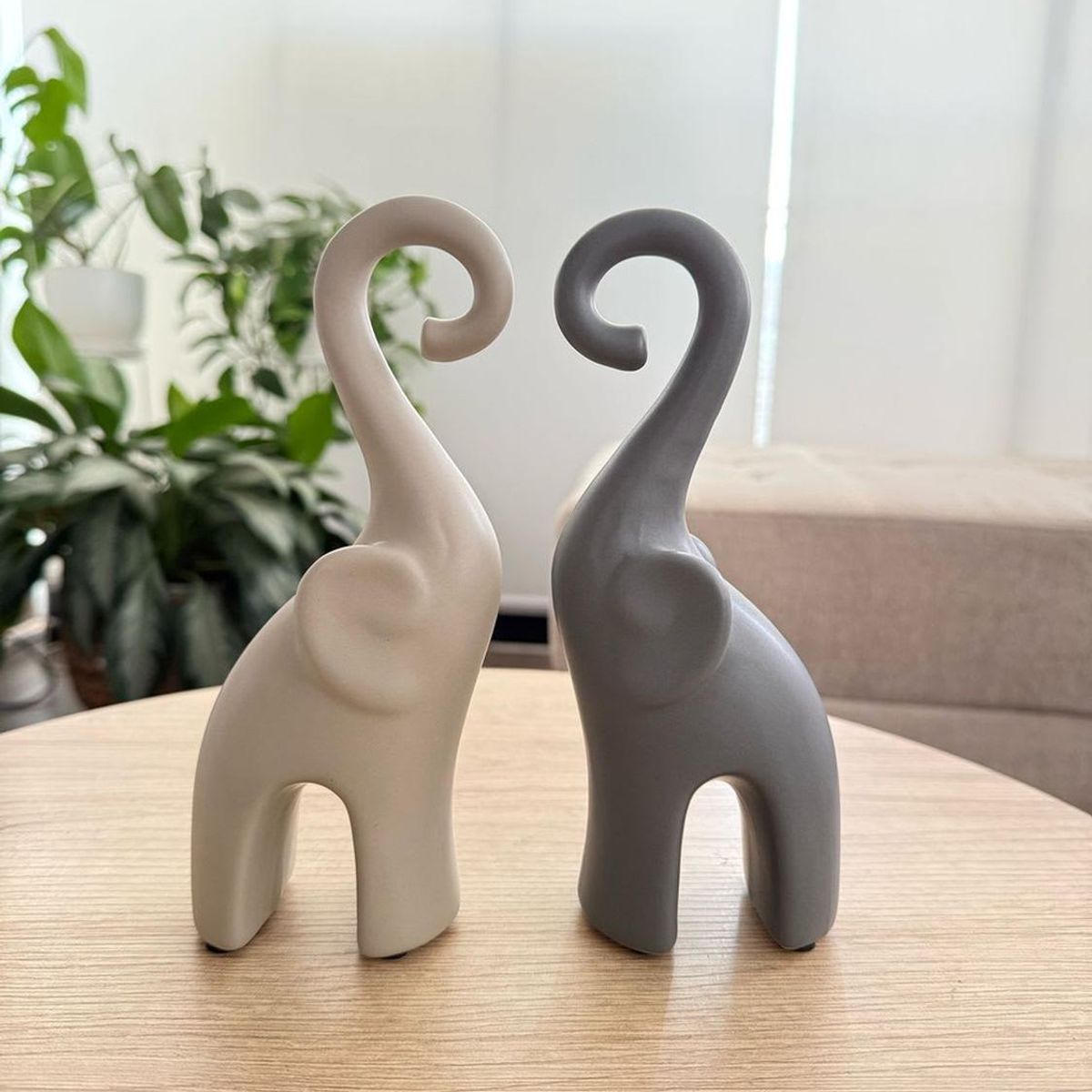 CONCEPTS LIFE - Adorno Juego de Elefantes Love