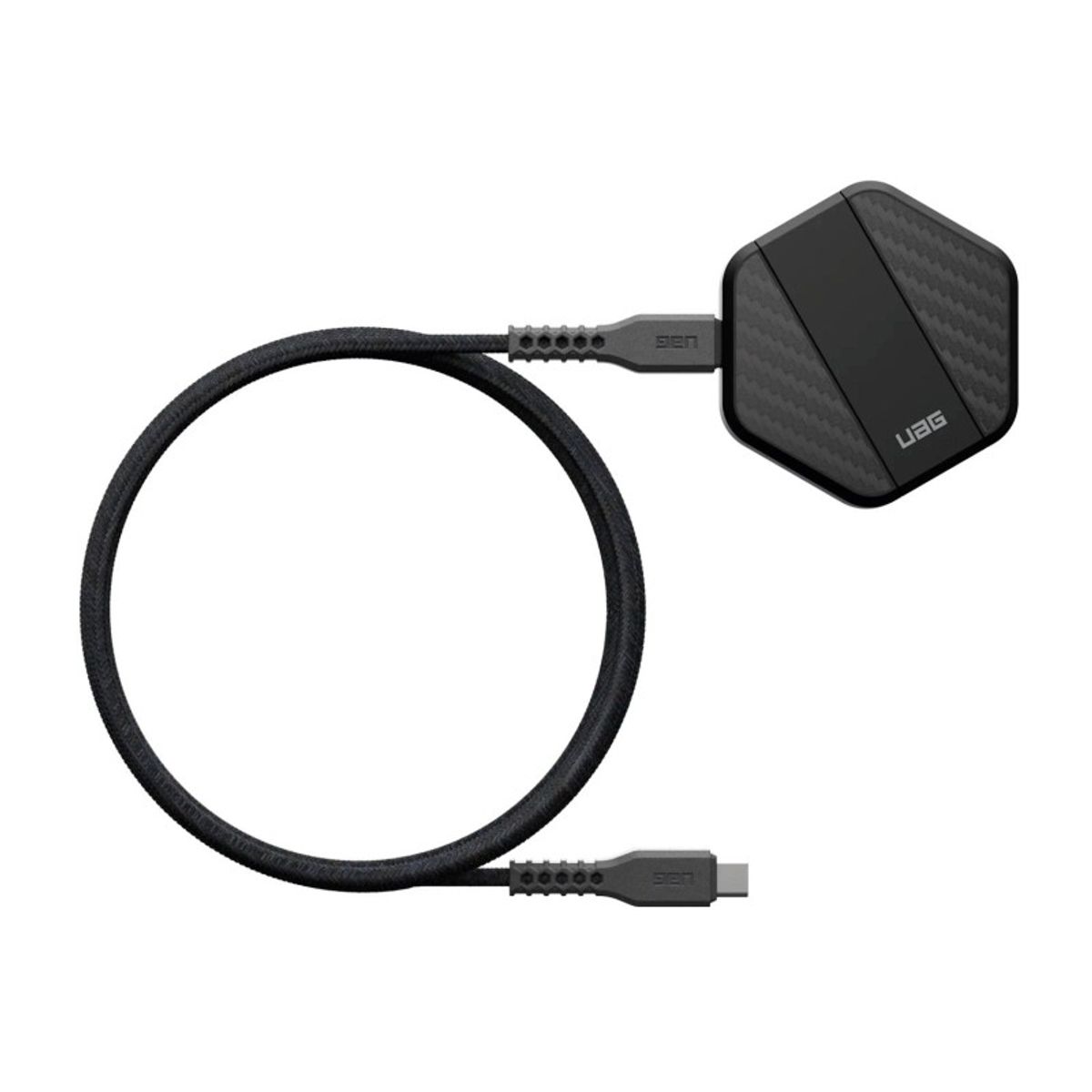 URBAN ARMOR GEAR - Cargador Inalámbrico Negro Uag 15w Con Magsafe - De Usa