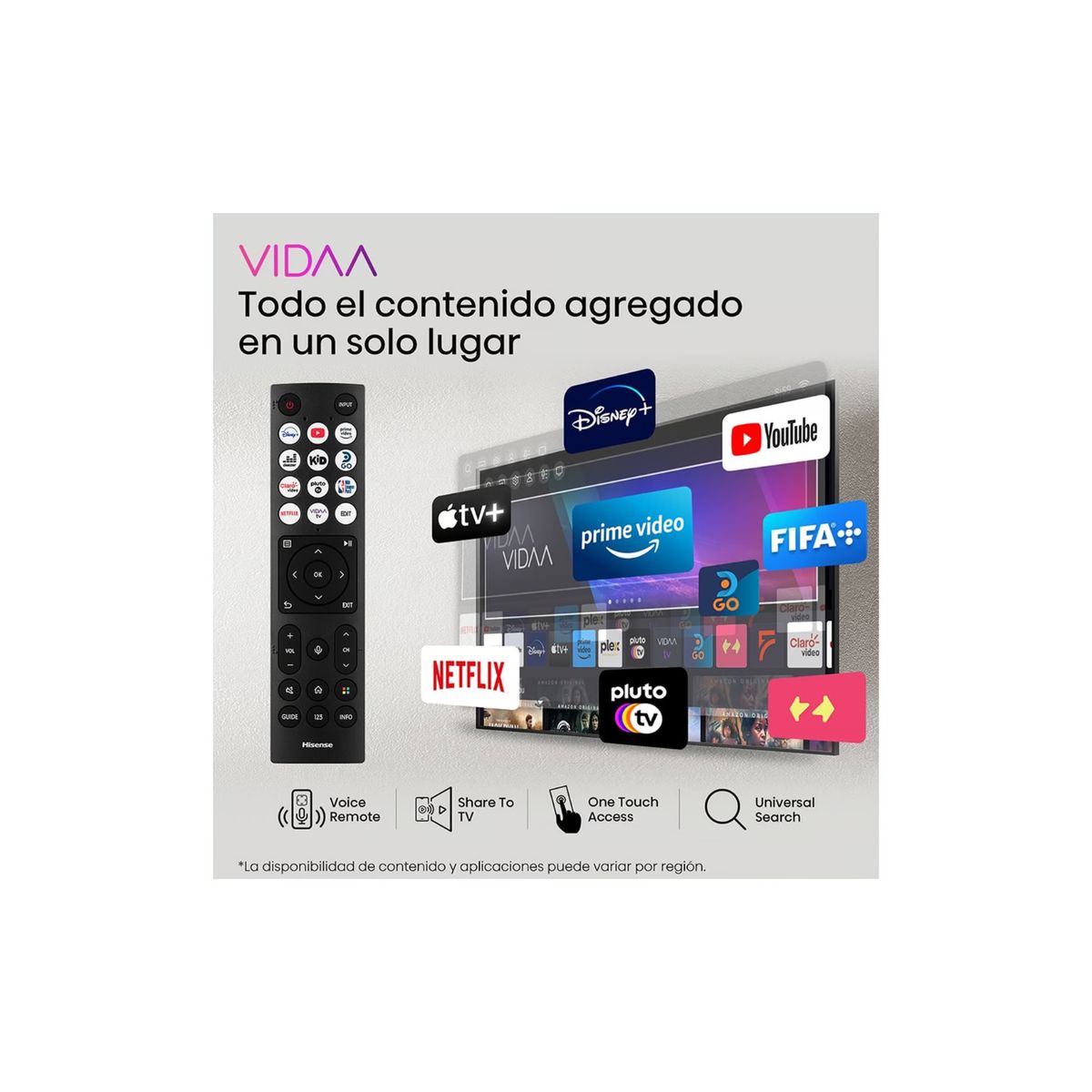 HISENSE - TELEVISOR HISENSE 32 HD SMART TV 32A4K