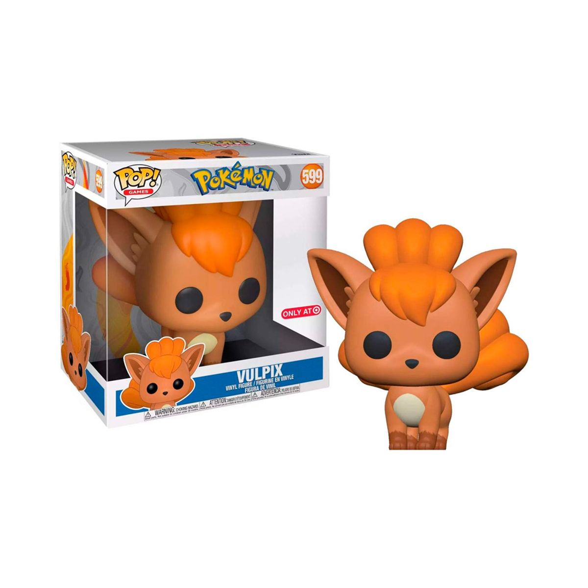 FUNKO - Pokemon Fuko Vulpix Jumbo 599 Exclusivo Target USA