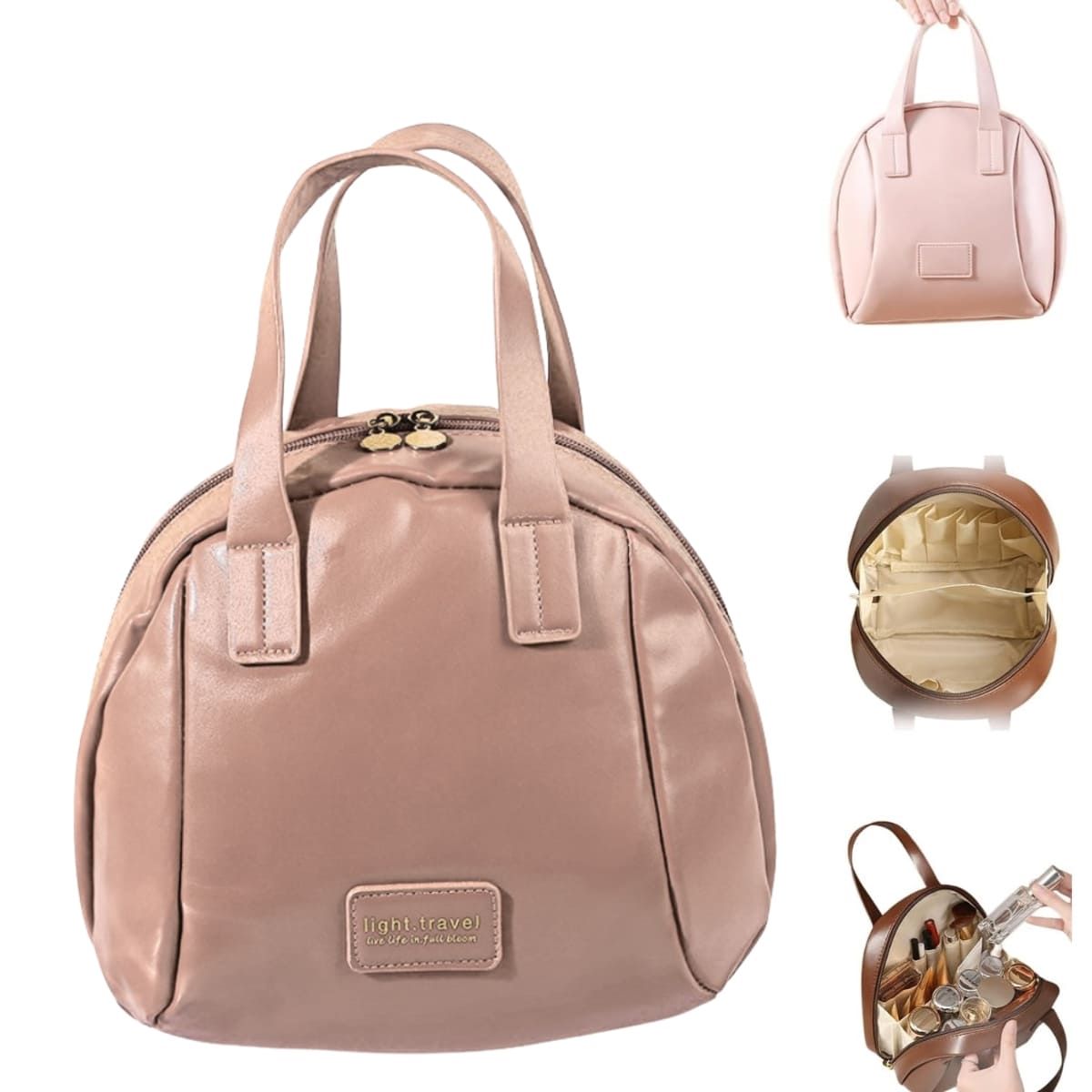 ELMEJORPRECIO - Neceser Organizador para Cosméticos y Maquillaje Mocha