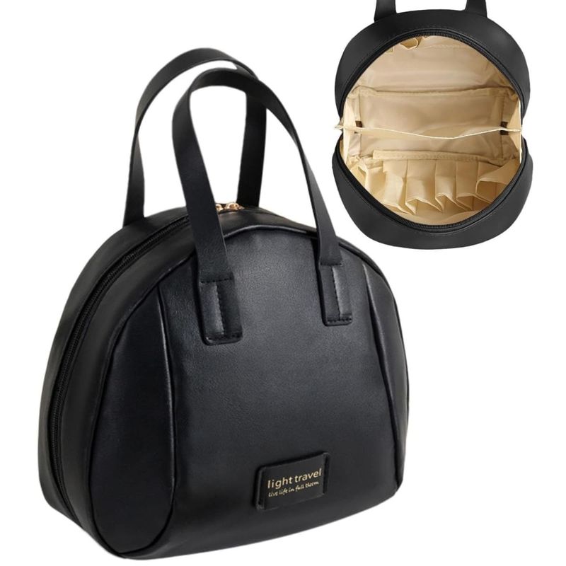 ELMEJORPRECIO - Neceser Organizador para Cosméticos y Maquillaje Negro