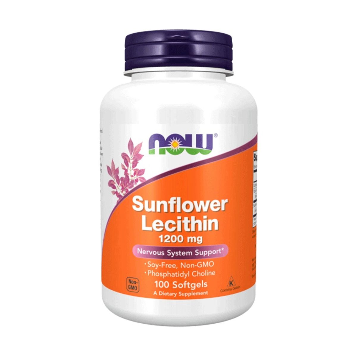 NOW - Lecitina de Girasol 1200 mg - Sunflower Lecithin
