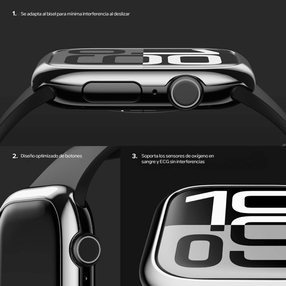 RINGKE - Case Ringke Bezel Styling Para Apple Watch 42mm Serie 10