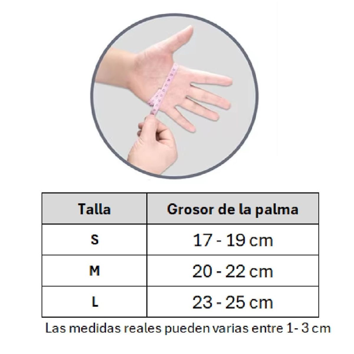 GENERICO - Muñequera de cobre con banda ajustable TALLA S