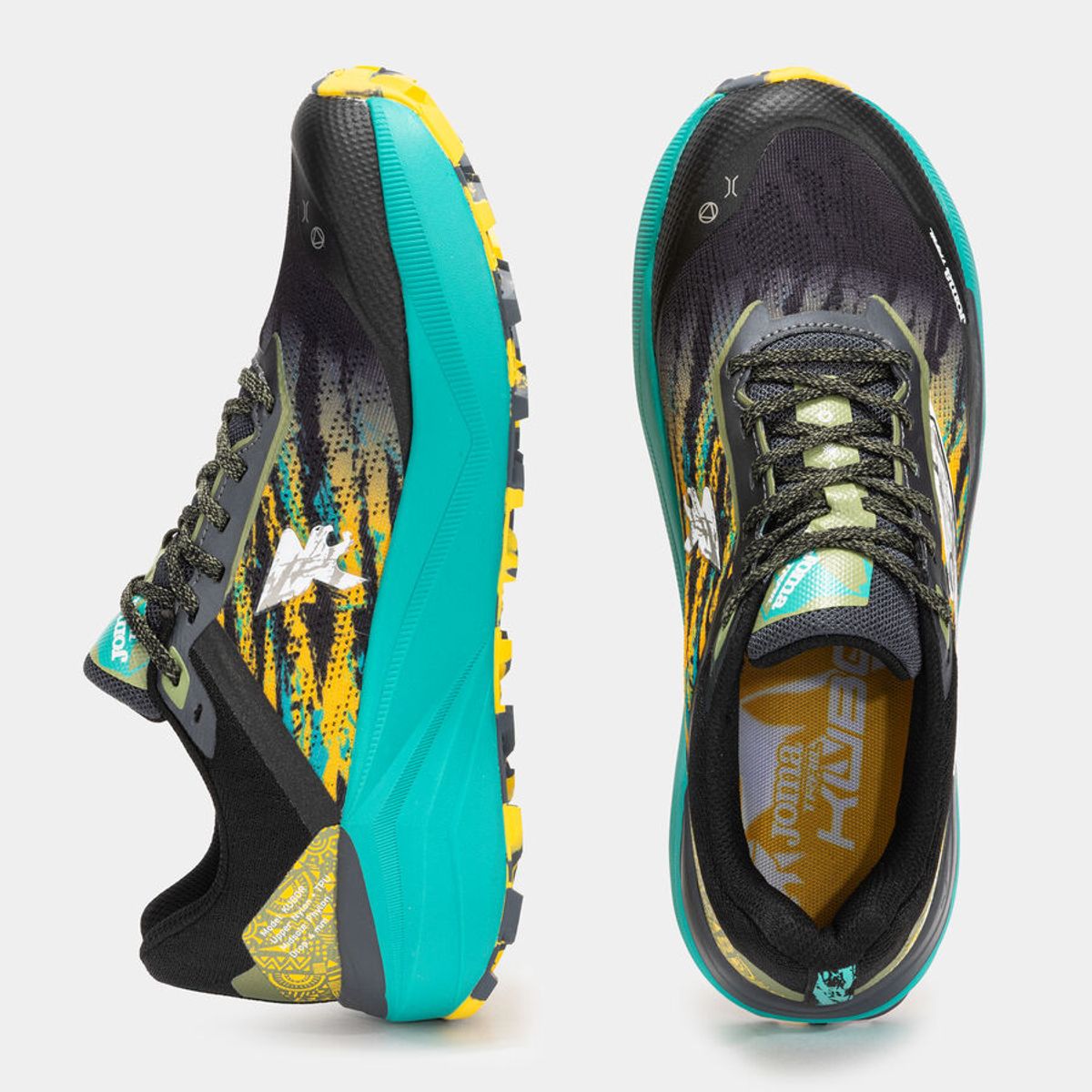 JOMA - Zapatillas Trail Running Kubor Men 2516 Negro Turquesa