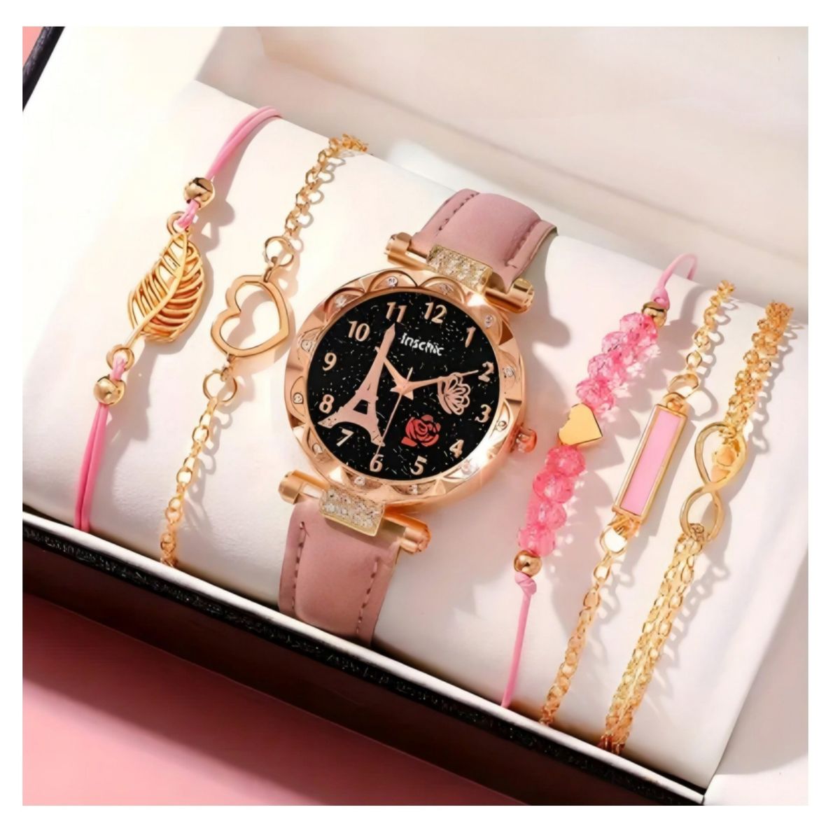 GENERICO - RELOJ PARA DAMA CON PULCERAS DIA DE LA MADRE